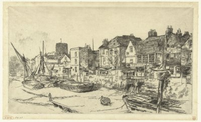 Pub a Temze partján Ádám és Éva alkotó: James Abbott McNeill Whistler