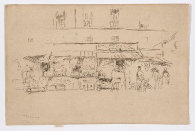 Quai de Montebello alkotó: James Abbott McNeill Whistler