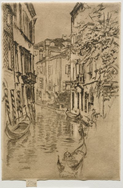 Csendes csatorna. alkotó: James Abbott McNeill Whistler