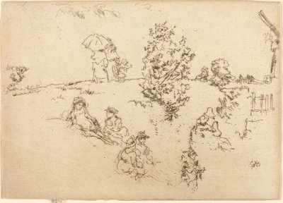 Sáncok, Szendvics, c. 1887. alkotó: James Abbott McNeill Whistler