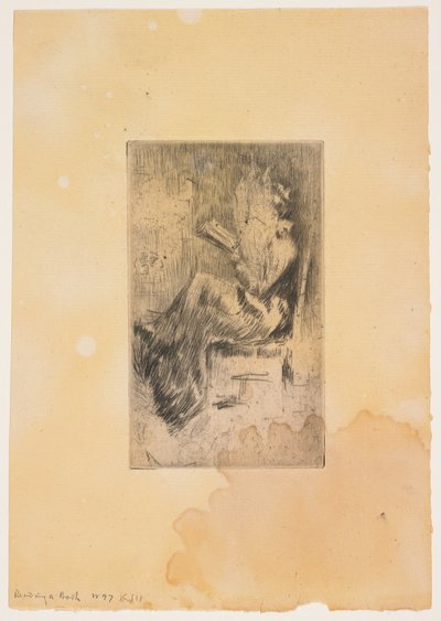 Ein Buch lesen alkotó: James Abbott McNeill Whistler
