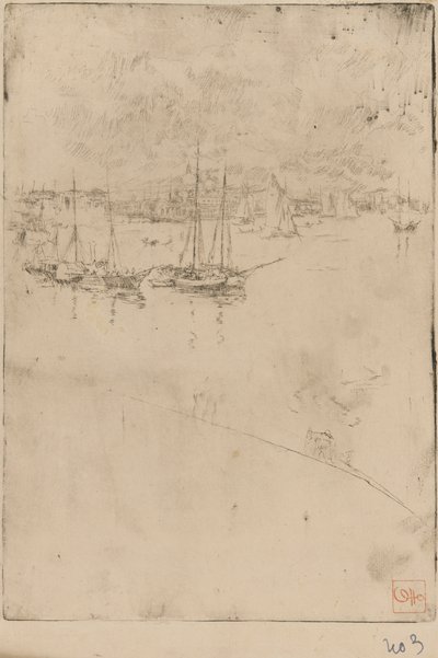 Szent György, 1879-1880. alkotó: James Abbott McNeill Whistler