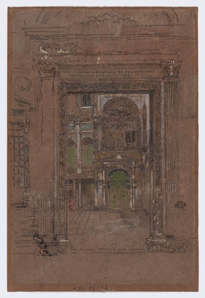 Szent János apostol és evangélistae alkotó: James Abbott McNeill Whistler