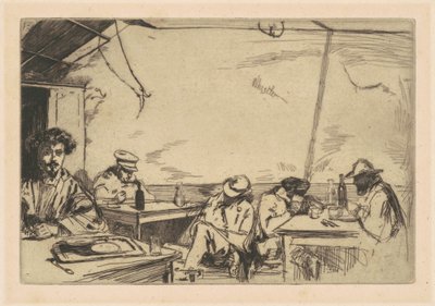 Három filléres leves, 1859. alkotó: James Abbott McNeill Whistler