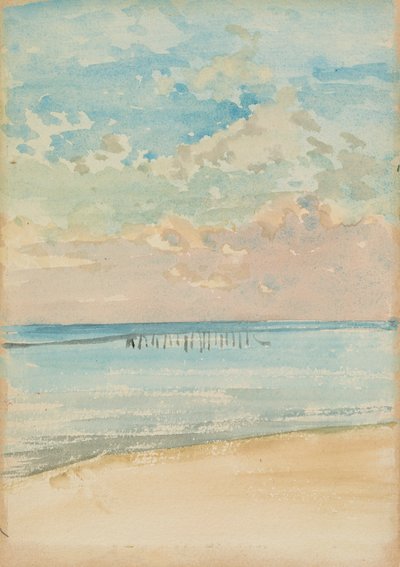 Southend - Naplemente, 1882-1884. alkotó: James Abbott McNeill Whistler