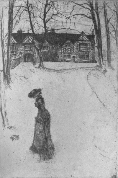 Speke Hall, 1870, 1904 alkotó: James Abbott McNeill Whistler