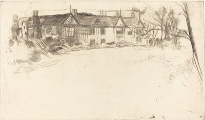 Speke Hall, 2. szám, 1875. alkotó: James Abbott McNeill Whistler