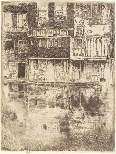 Square House, Amszterdam, 1889 alkotó: James Abbott McNeill Whistler