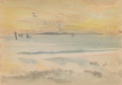 St. Ives: Naplemente, 1883-1884. alkotó: James Abbott McNeill Whistler