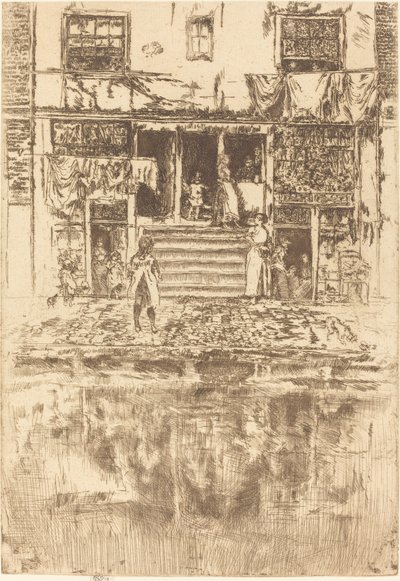 Steps, Amszterdam, 1889. alkotó: James Abbott McNeill Whistler