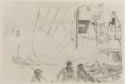 Stevens hajóélete, 1859. alkotó: James Abbott McNeill Whistler