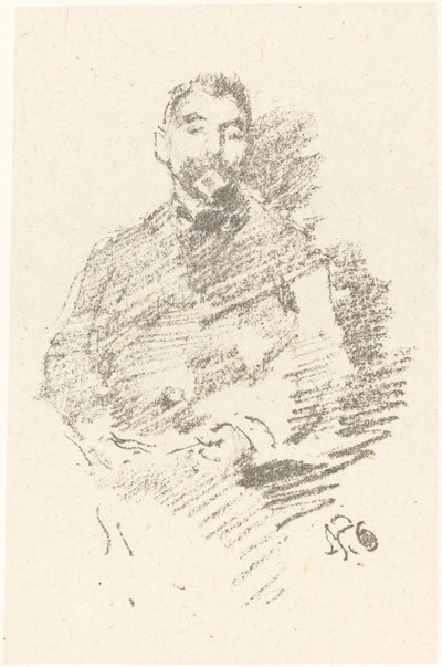 Stephane Mallarmé, 1892. alkotó: James Abbott McNeill Whistler