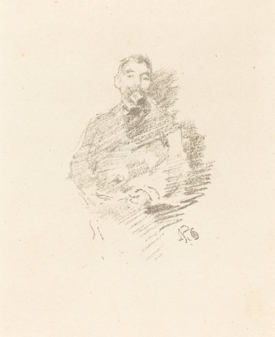 Stephane Mallarmé, 1892. alkotó: James Abbott McNeill Whistler