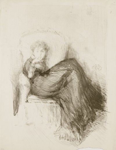 Tanulmány: Maud ülve, 1878 alkotó: James Abbott McNeill Whistler
