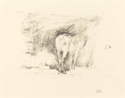 Tanulmány egy lóról, 1895. alkotó: James Abbott McNeill Whistler