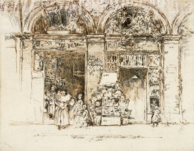 Napraforgók, Rue des Beaux-Arts, 1892-93 körül alkotó: James Abbott McNeill Whistler