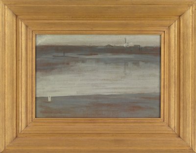 Szürke szimfónia: Kora reggel, Temze, 1871. alkotó: James Abbott McNeill Whistler