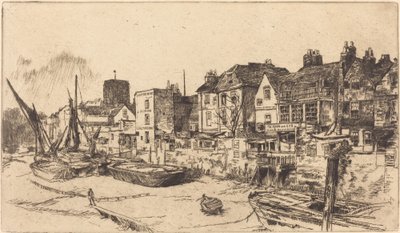 Az „Ádám és Éva”, Old Chelsea, 1878. alkotó: James Abbott McNeill Whistler