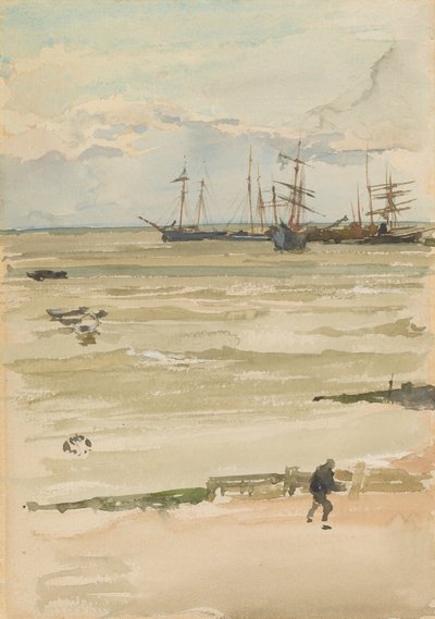 The Anchorage, 1882-1884.  alkotó: James Abbott McNeill Whistler