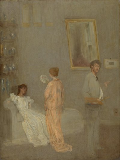 A művész műtermében, 186566 és 1895. alkotó: James Abbott McNeill Whistler