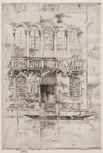 Az erkély, 1886. alkotó: James Abbott McNeill Whistler
