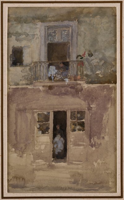 Az erkély, 1888 körül alkotó: James Abbott McNeill Whistler