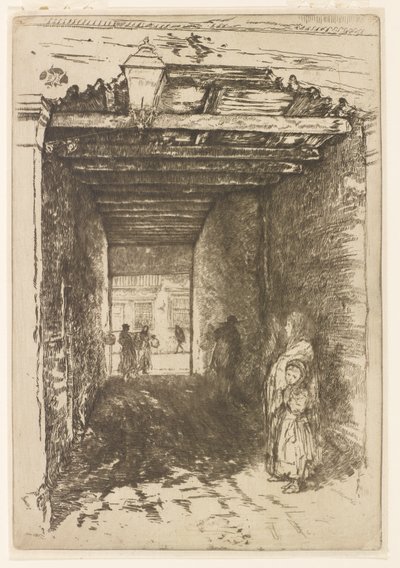 A koldusok, 1879-1880. alkotó: James Abbott McNeill Whistler