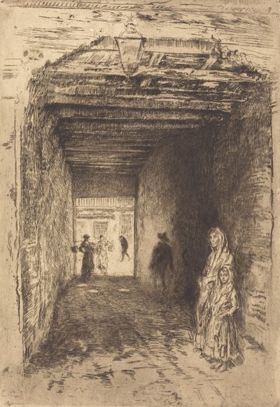 A koldusok, 18791880. alkotó: James Abbott McNeill Whistler