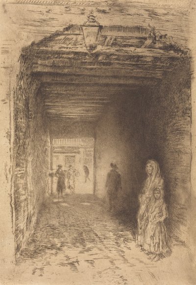 A koldusok, 18791880. alkotó: James Abbott McNeill Whistler