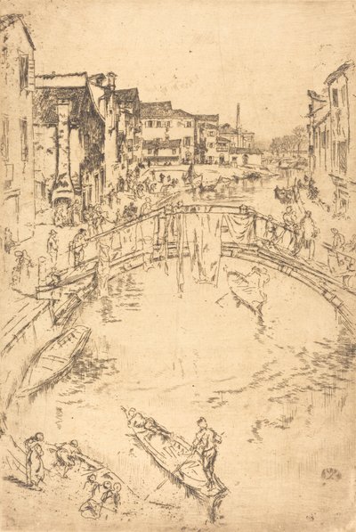 A híd, 18791880. alkotó: James Abbott McNeill Whistler