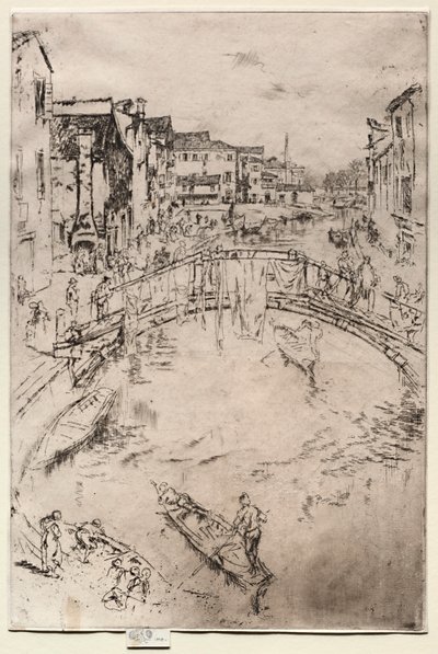 A híd, 1886. alkotó: James Abbott McNeill Whistler