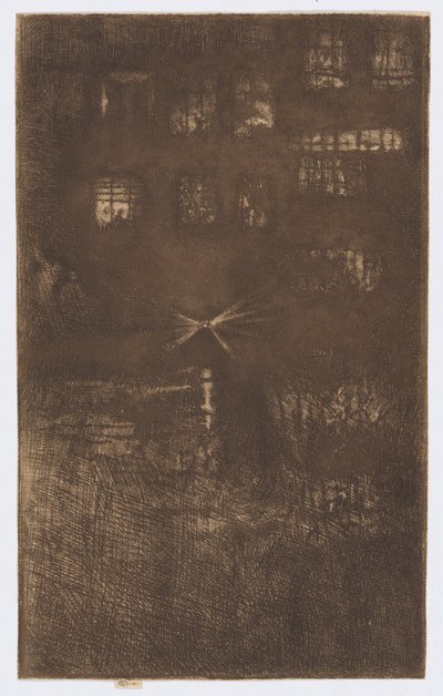 A Táncház: Nocturne alkotó: James Abbott McNeill Whistler