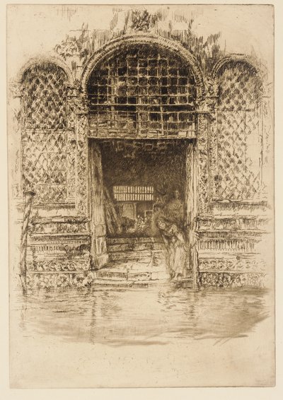Az ajtónyílás, 1879-1880. alkotó: James Abbott McNeill Whistler