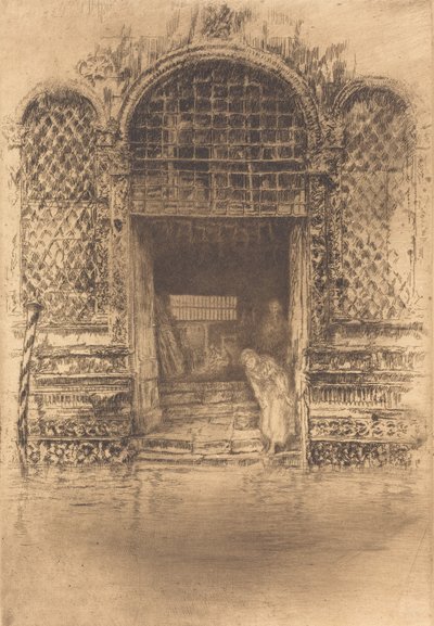 Az ajtó, 1880. alkotó: James Abbott McNeill Whistler