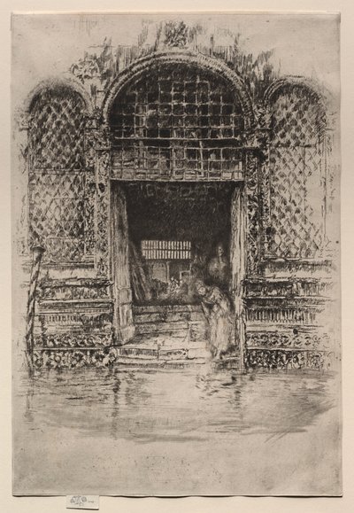 Az ajtó, 1880. alkotó: James Abbott McNeill Whistler