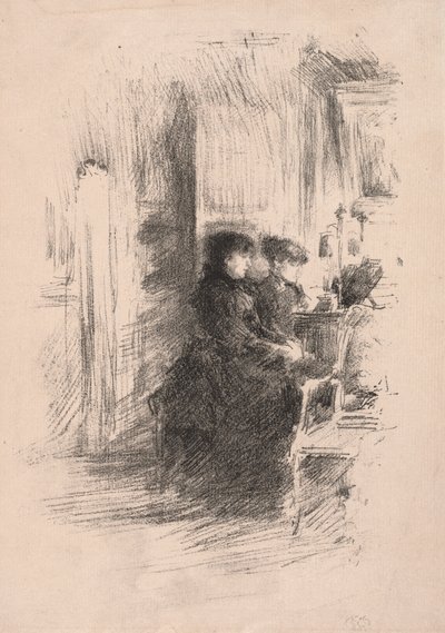 A duett, 1894. alkotó: James Abbott McNeill Whistler