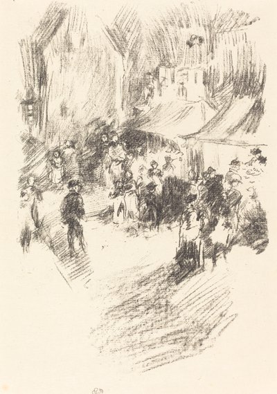A Vásár, 18951896. alkotó: James Abbott McNeill Whistler