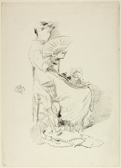 A rajongó, 1879 alkotó: James Abbott McNeill Whistler