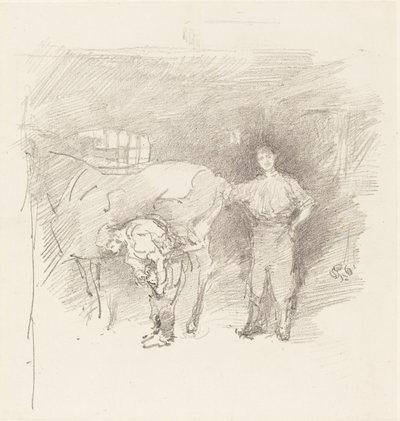 A patkolókovácsok, 1888. alkotó: James Abbott McNeill Whistler
