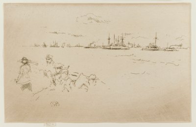 A flotta: Monitorok, 1887. alkotó: James Abbott McNeill Whistler