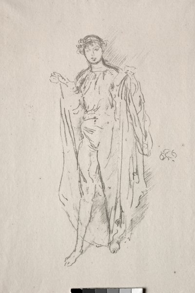 A lány. alkotó: James Abbott McNeill Whistler