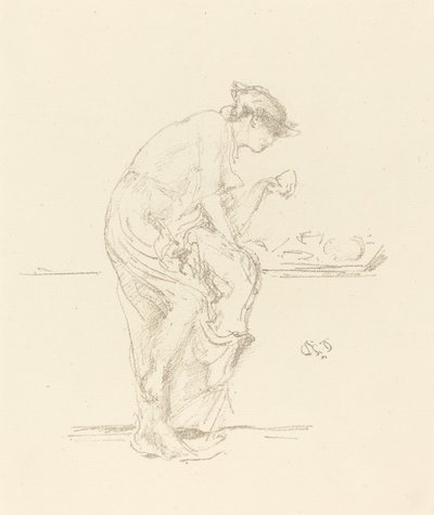 A horoszkóp c. 1889. alkotó: James Abbott McNeill Whistler