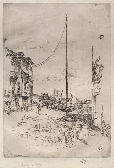 A kis árboc, 1880. alkotó: James Abbott McNeill Whistler