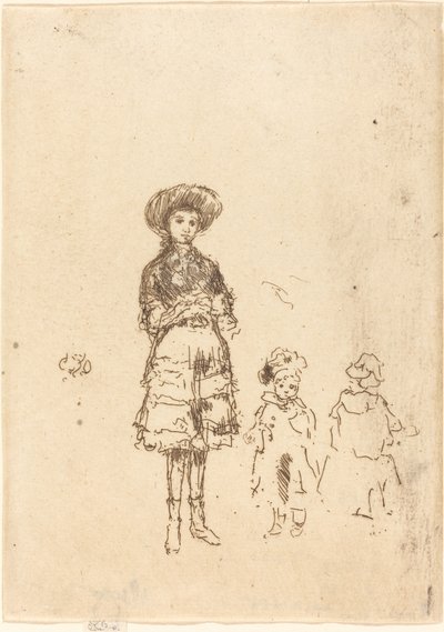 A kis dajka c. 18861888. alkotó: James Abbott McNeill Whistler