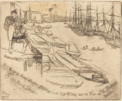 A kis medence, 1861. alkotó: James Abbott McNeill Whistler
