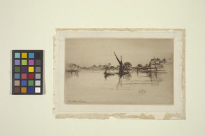 A kis Putney, 2. sz. (rézkarc) alkotó: James Abbott McNeill Whistler