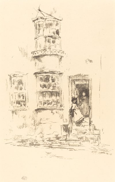 The Little Steps, Lyme Regis, 18951896. alkotó: James Abbott McNeill Whistler