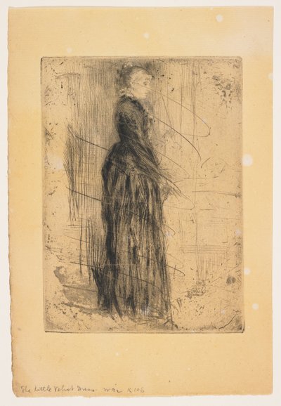 Das kleine Samtkleid alkotó: James Abbott McNeill Whistler