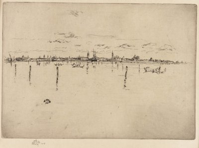 A kis Velence, 1879-1880. alkotó: James Abbott McNeill Whistler