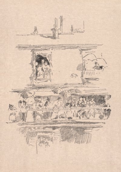 A hosszú erkély, 1894. alkotó: James Abbott McNeill Whistler